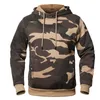 Men's Hoodies 2022 Autumn Winter Outdoor Sports Camouflage Sweater Men's Long Sleeve Coats Fleece Hoodie