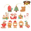 PVC Glue Soft Glue Christmas Pendant Gingerbread Man Hanging Decoration Gift Diy Snow Scenement