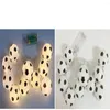 Cordes guirlande lumineuse souriant pentagramme forme fil de cuivre à piles décor de noël pour la fête de mariage à la maison