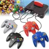 Spelkontroller Joysticks 64 Wired Controller för 64 N64 Console Blue T220916