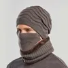 Bérets COUVERTURE FULLE 1 Ensemble attrayant extensible Fine Men en tricot, bonnet de la peau, touchez le vent fou exquis pour le voyage