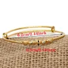 Bangle 1 stks koper babybangen bruiloft cadeau liefde 24k hart goud kleur dubai Afrika armbanden Saoedi -Arabische armband vrouwen meisjes sieraden268l