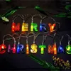 Str￤ngar lysande bokstavstr￤ng ljus led kreativ batteri girland lycklig f￶delsedag god jul utomhus inomhus fest dekoration