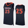 College Basketball Wears College 2022 NCAA Custom UVA Virginia Jersey de baloncesto universitario cosido 59 Danny Caracciolo 83 Josh Clifford0 Joe Comer 0 Kendall Cross 26