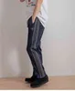 Pantaloni da uomo Niwe Awge Needle Pantaloni da jogging Uomo Donna 1 1 Pantaloni con aghi a righe ricamati a farfalla di migliore qualità 0918H22