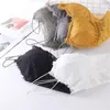 Bustiery gorsets kobiety bra bra topy bralette koronka tub seksowna plon bandeau szczupłe elastyczne push upężem oddychające sportowe sport dla kobiet