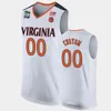 College basketbal draagt ​​college 2022 NCAA Custom Uva Virginia Stitched College Basketball Jersey 59 Danny Caracciolo 83 Josh Clifford0 Joe Comer 0 Kendall Cross 26