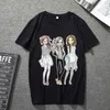 Erkek Tişörtleri Bayanlar T-Shirt O-Neck Yaz Harajuku Kısa Kollu Polyester Gömlek Moda Kız Serisi Baskılı Günlük Sokak Stili