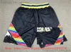 Nieuwe basketbal shorts Classic Justdon met Pocket Hip Pop Pant Zipper Sweatpants Short