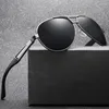 Gafas de sol marca diseño clásico polarizado hombres conducción Sunglass UV400 Vintage gafas de sol revestimiento espejo sombras