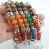 7 Chakras Reiki Gem Pierre Perles Strand Bracelet Bijoux Yoga Méditation Pour Femmes K3283