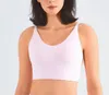 Realfine Tanks 5A Lumon Yoga Vest Bra Sports Tank Camis for Women Size S-XL