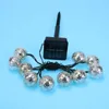 Strings 10LED Solar Power Operated String Fairy Light Outdoor Xmas Garden Ball Lamp