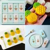 Cadeau cadeau 50pcs Ananas Crisp Emballage Sac Alimentaire Cuisson Gâteau Biscuit Bonbons