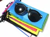 Étuis pour lunettes de soleil Sacs Mix Batch Beaucoup de couleurs Candy ColorsSunglasses Glass Pouch Soft Eyeglasses Bag 18x9Cm