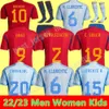 2022 Испания футбольные майки Pedri Espana Morata Ferran World Koke Gavi Кубок Azpilicueta Ramos Футбольные рубашки 22 23 мужчины для взрослых детей Llorente ansu fati