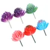 Decorative Flowers 6pcs Realistic Artificial Succulent Small Plastic DIY Plants Unpotted For Home Garden Decoration