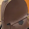 Lüks Tasarımcı Çanta Palm Mini Bahar Sırt Çantası Kadınlar Deri Omuz Messenger Çanta Çantalar Scholl Bag Çakası Tote M44873