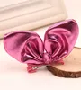 2022 Fashion Metallic Rabbit Ear Girl's Ponytail Wstążka Wstążka Ald Hair Clip DIY Hair Accessories Festival Barrette Headwear