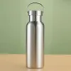 UPS 20oz stainless steel sport water bottle with metal lid double wall keep warm drinking kettle outdoor gym cold bottles