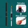 Tools ES Dual Ended Head Nail Acryl UV Gel Extension Building Tekening Pen Penborstel Verwijderen Spatel Stick All For Manicures Tools
