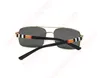 Новая модная пилотная солнцезащитные очки мужчины дизайнер бренд Американская армия военная оптическая икона Стрипе деталь.