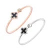 Braccialetti designer di braccialetti jebraty fortunato braccialetti di trifoglio braccialetti femminili oro rosa