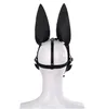 PU CAT FOX Rabbit Mask Cosplay Theme Costume Half Face Women Girl Halloween Party Props