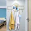 Hooks Nordic Creative Clothes Key Hanger Porch Shelf Luxury Hangs Wall Modern Storage Rack Home Furnishing Decoration Coat Hook