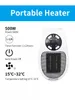 Wall-Outlet Mini Electric Air Heater Portable Space Fan Heater Desktop Household Office heat fan speed small sun heat