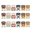 Emballage cadeau 18 pièces boîte à bonbons avec poignée dessin animé Animal papier chocolats sac à main Carton