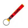 50PCS Football Team Silicone Bracelet Key Chain Printed Alemania Argentina Espana Ecuador Brasil