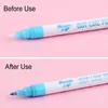 8 PCs/set linhas duplas marcador de notebook Write Desenho Pen dos estudantes Marcadores de arte Pens Paisearia