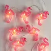 Strängar 1,5 m 10Led Fairy Flamingo String Light Garland Battery Indoor Holiday Wedding Party Girl Bedroom Decoration LED