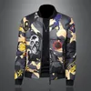 Knap Plus Size Casual Men039s Donsjack Bloem Graffiti Dames Winterjas Trend Korte Glanzende Opstaande Kraag Lichtgewicht Top8590951