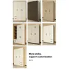 Wardrobe Storage Bedroom Furniture Closet solid wood Clothes Organizer Storage Cabinet Hanging Sections Durable