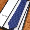 Merk bruiloft stropdassen mannen stropdas designer nekbinding 100% zijden pak spanningen zakelijk luxe 662