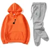 Tasarımcı Trailsuits Erkekler Kadın Sıkışıyor Hafif Polar Düz Renkli Sweatshirt Hoodie ve Pantolon 2 Parçası Set basketbol dunk eğitim takım elbise adam joggers twewituit