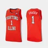 Basketball Illinois Fighting Illini Maillot de basket-ball 21 Kofi Cockburn 11 Ayo Dosunmu Virginia Cavaliers 5 Kyle Guy