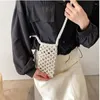 Evening Bags Beach Mobile Phone Bag Summer Mini Crossbody Vintage Female Handmade Straw Tassel Girls Small Shoulder 1PC