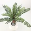 Fleurs décoratives 35-45 cm plantes artificielles palmier en plastique vert faux arbuste branche de fer jardin salon bureau décoration de la maison