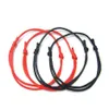 100pcs red string string kabbalah سوار محظوظ قابلة للتعديل