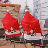 Christmas Decorations Santa Hat Chair Covers Decor Dinner Noel Xmas Cap Sets Table Back For Home Year 2022