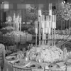 Br￶llopsbakgrund Stick 12 Heads Candelabra Wedding Aisle Decor Gold Tall Event Table Centerpieces For Wedding Stands Senyu0463