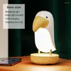 ナイトライトライトLED TOUCAN BIRD USB Rechargeable Lamp Home Room Lampe Bedroom Decor for Children Indoor Lighting