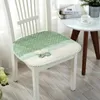 Siège de Table à manger en tissu de coton oreiller S avec voiture de tabouret d'étudiant épais vert de bureau antidérapant