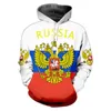 Men039s Hoodies Russische Vlag Mannen Mode Trainingspak Vrouwen Sweatshirt Hoodie Kinderen Hip Hop Kleding Rusland Nationaal Embleem Zweet C2722875