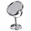 Compact spiegels draagbare dubbele zijde roteren spiegel vergroot make -uptafel bureau staande dressoir cosmetische vrouwen schoonheid