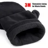 Berets Winter Gloves 3M Thinsulate Fingerless Convertible Ski Mittens Windproof Cycling Fleece Warm For Men Women57285712514