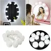 Miroirs compacts Kit d'éclairage de miroir de courtoisie LED Blanc à intensité variable 5 cm/2 pouces 6 cm/2,4 pouces Ampoules DC 12 V